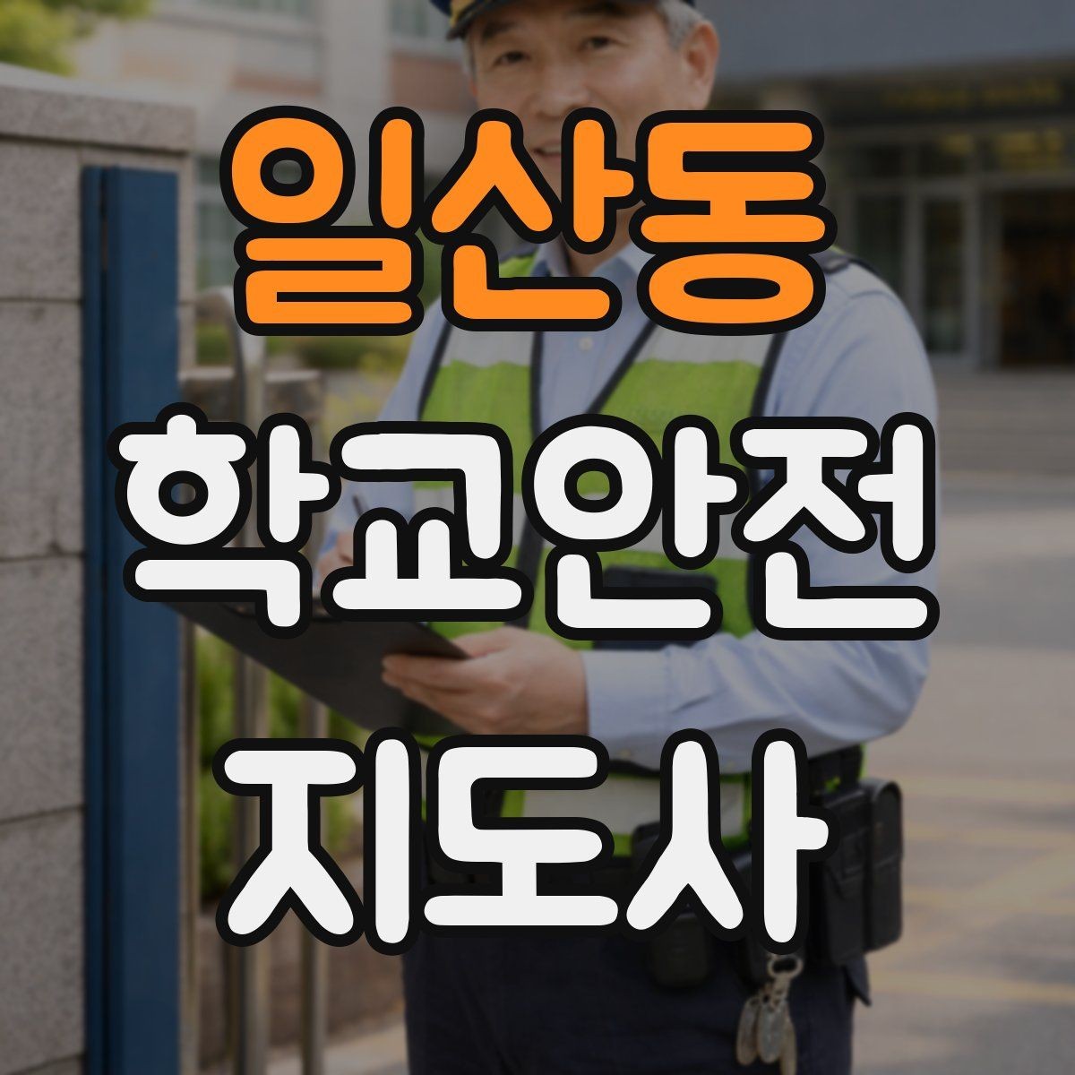 일산동 학교안전지도사 자격증 하굣길 혼잡 시간대 안전 관리 팁