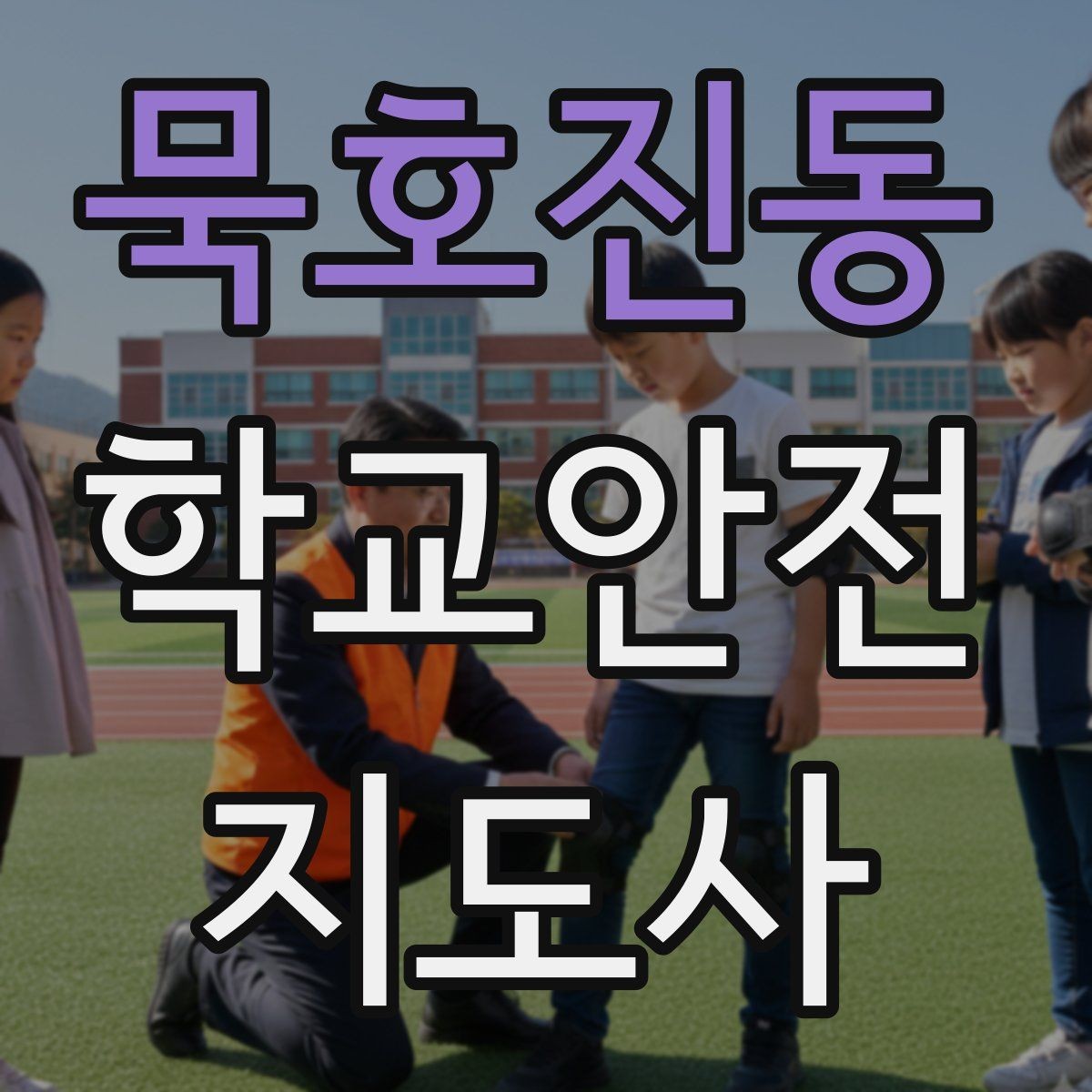 묵호진동 학교안전지도사 자격증 체험교실 이동 동선 사고 예방