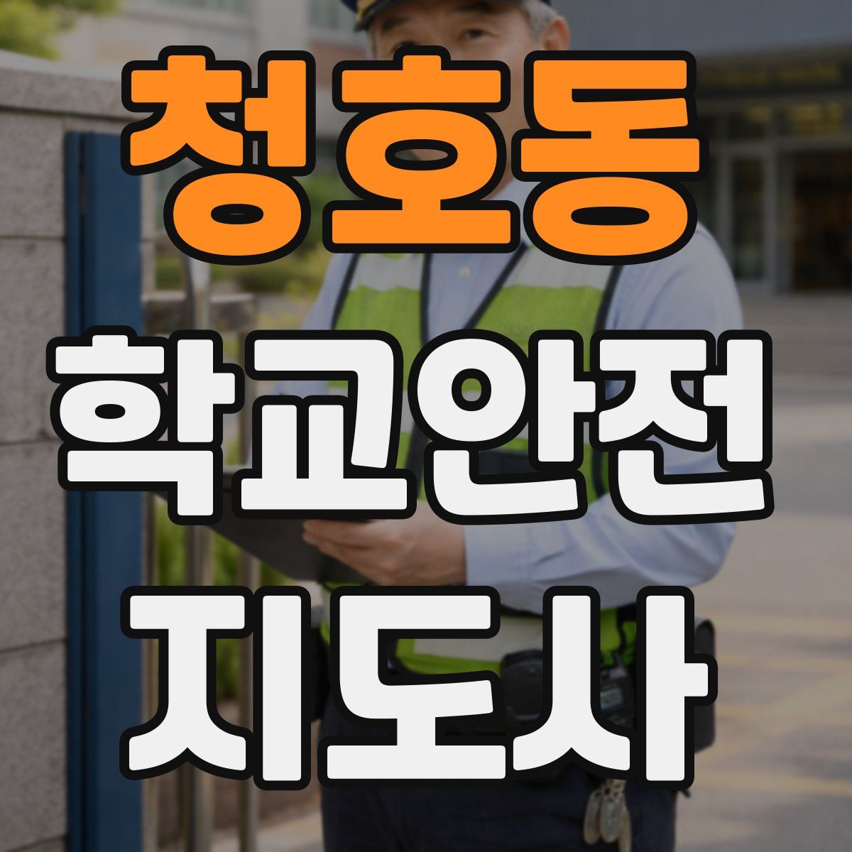 청호동 학교안전지도사 자격증