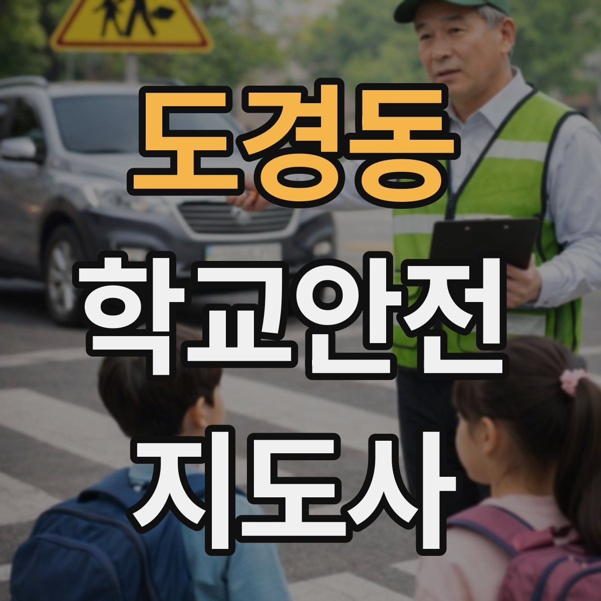 도경동 학교안전지도사 자격증 학교 주변 공사 현장 있을 때 대비