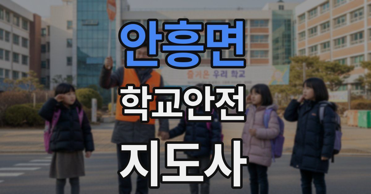 안흥면 학교안전지도사 자격증