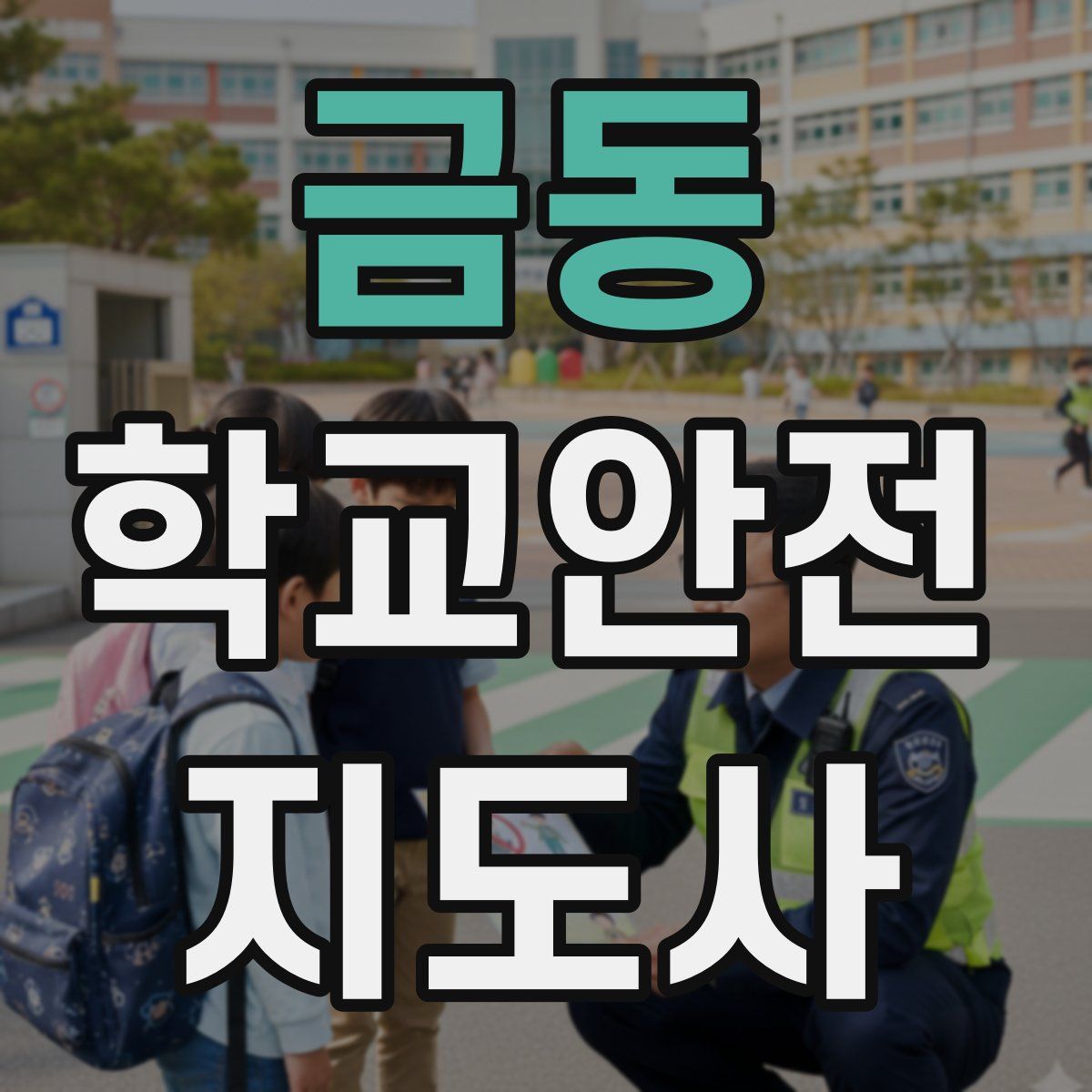 금동 학교안전지도사 자격증