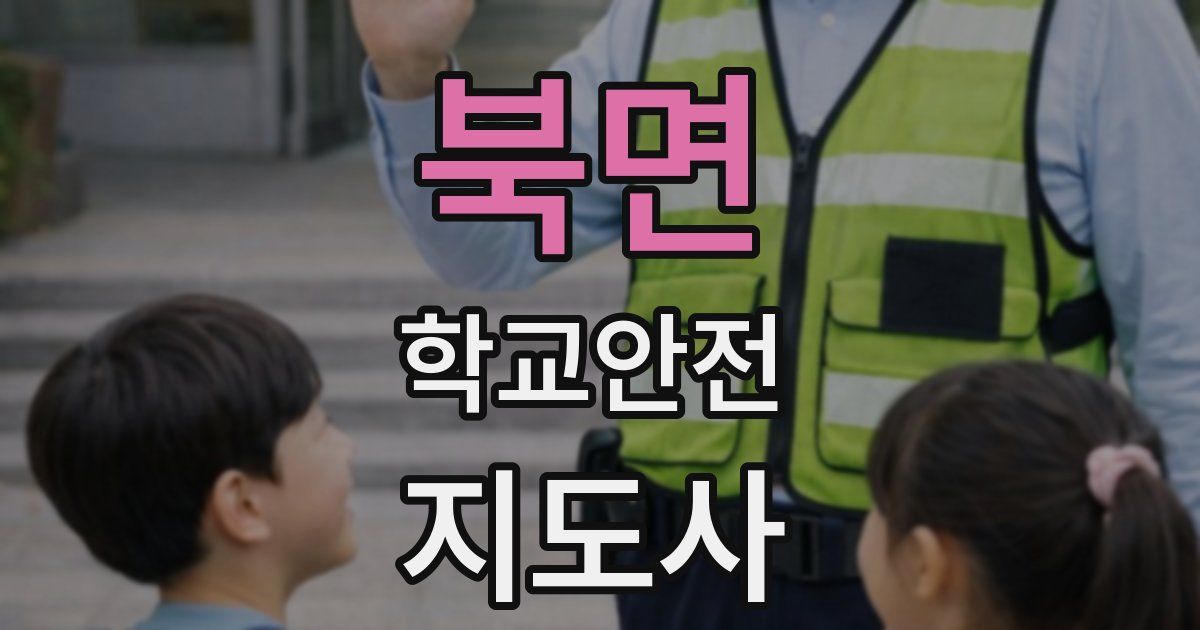 북면 학교안전지도사 자격증