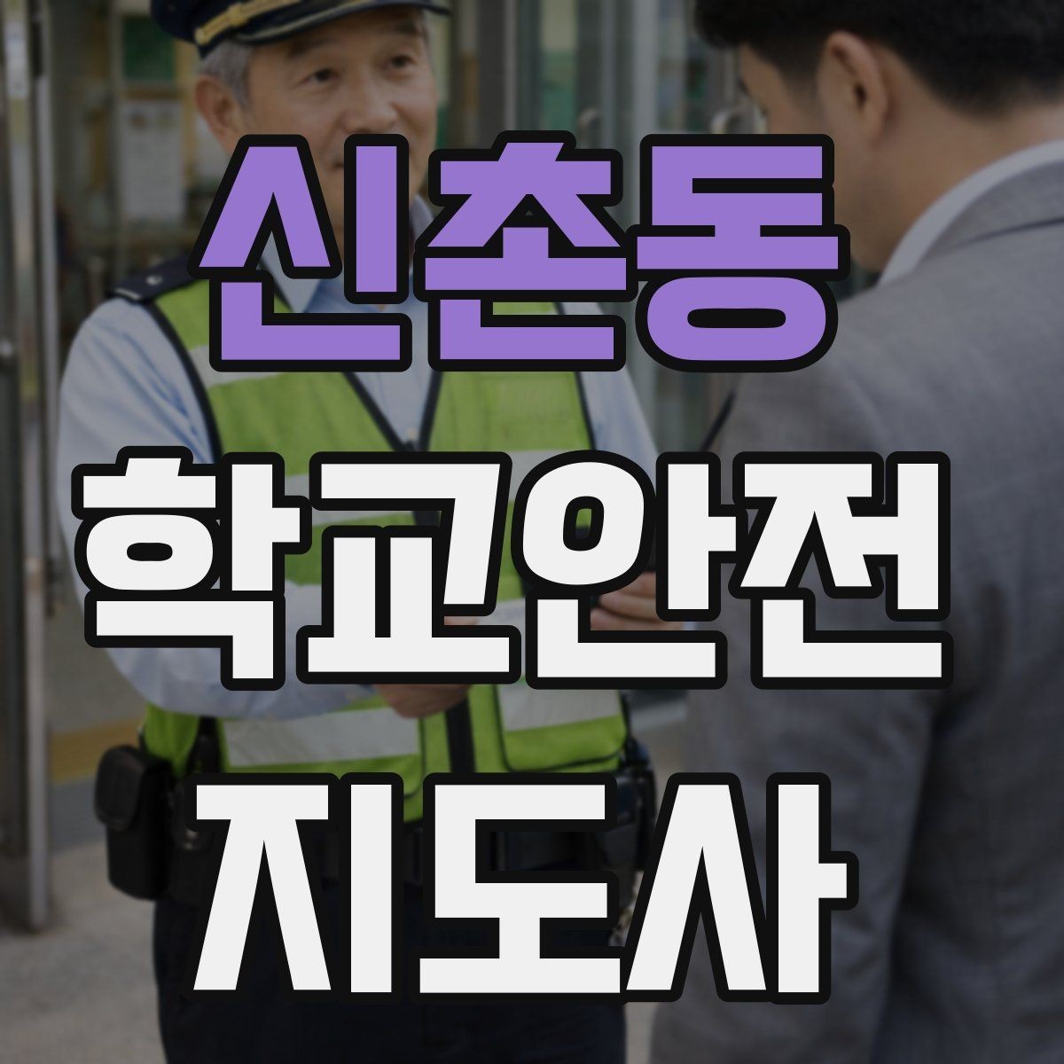 신촌동 학교안전지도사 자격증 체육대회 축제에서 안전 포인트