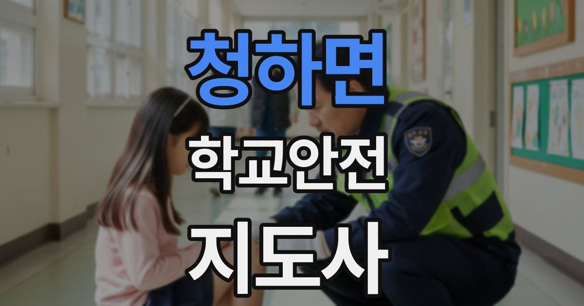 청하면 학교안전지도사 자격증
