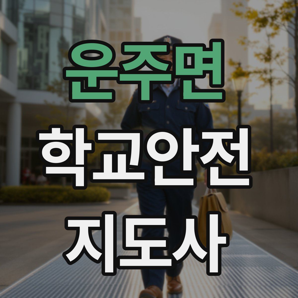 운주면 학교안전지도사 자격증