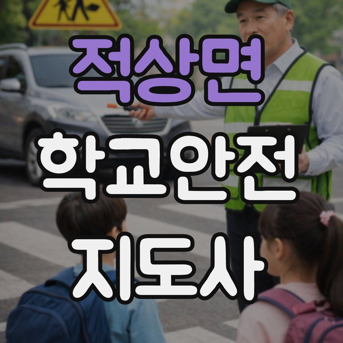 적상면 학교안전지도사 자격증 해가 짧은 겨울 하굣길 안전 포인트