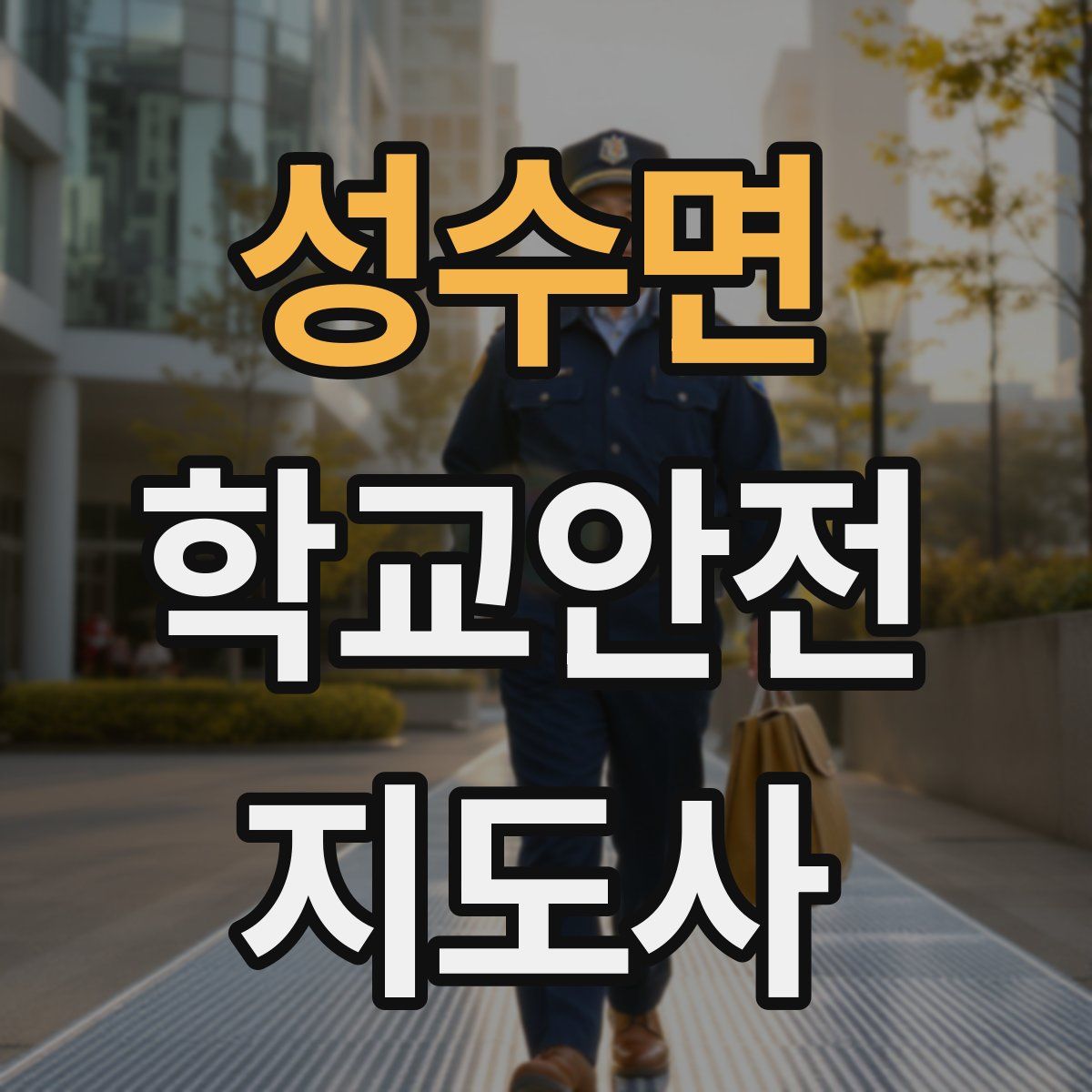 성수면 학교안전지도사 자격증