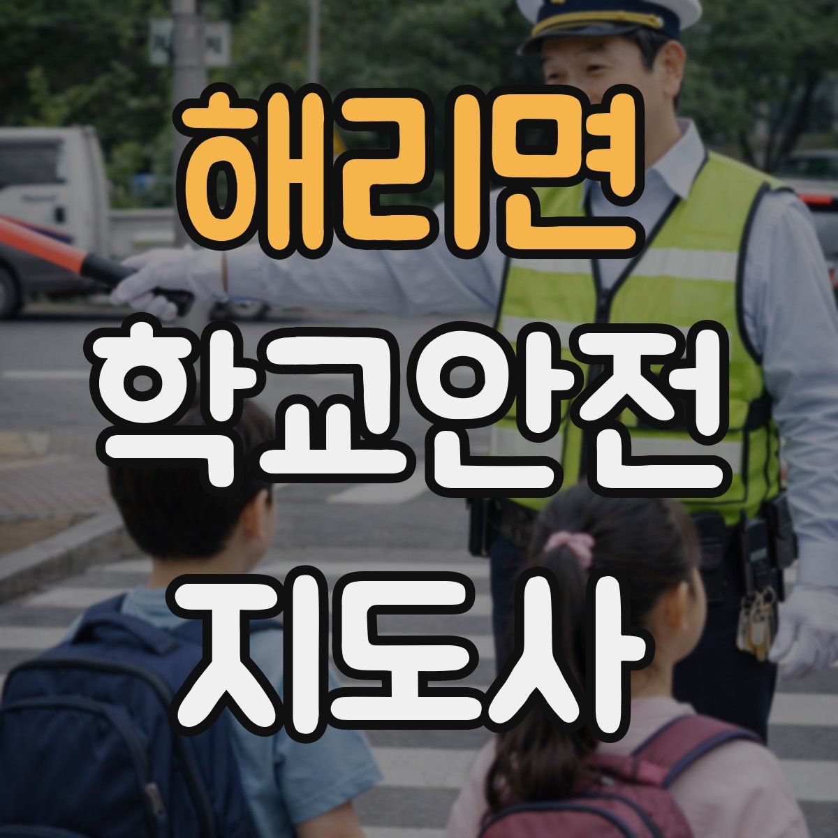 해리면 학교안전지도사 자격증