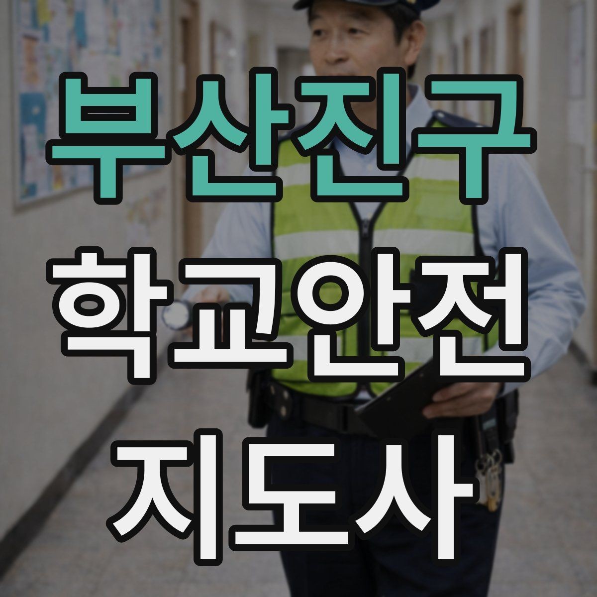 부산진구 학교안전지도사 자격증 저학년 지도에서 특히 중요한 것