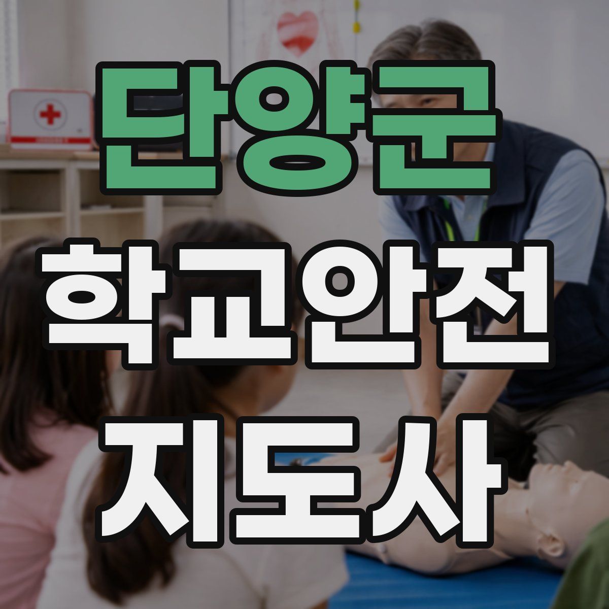 단양군 학교안전지도사 자격증