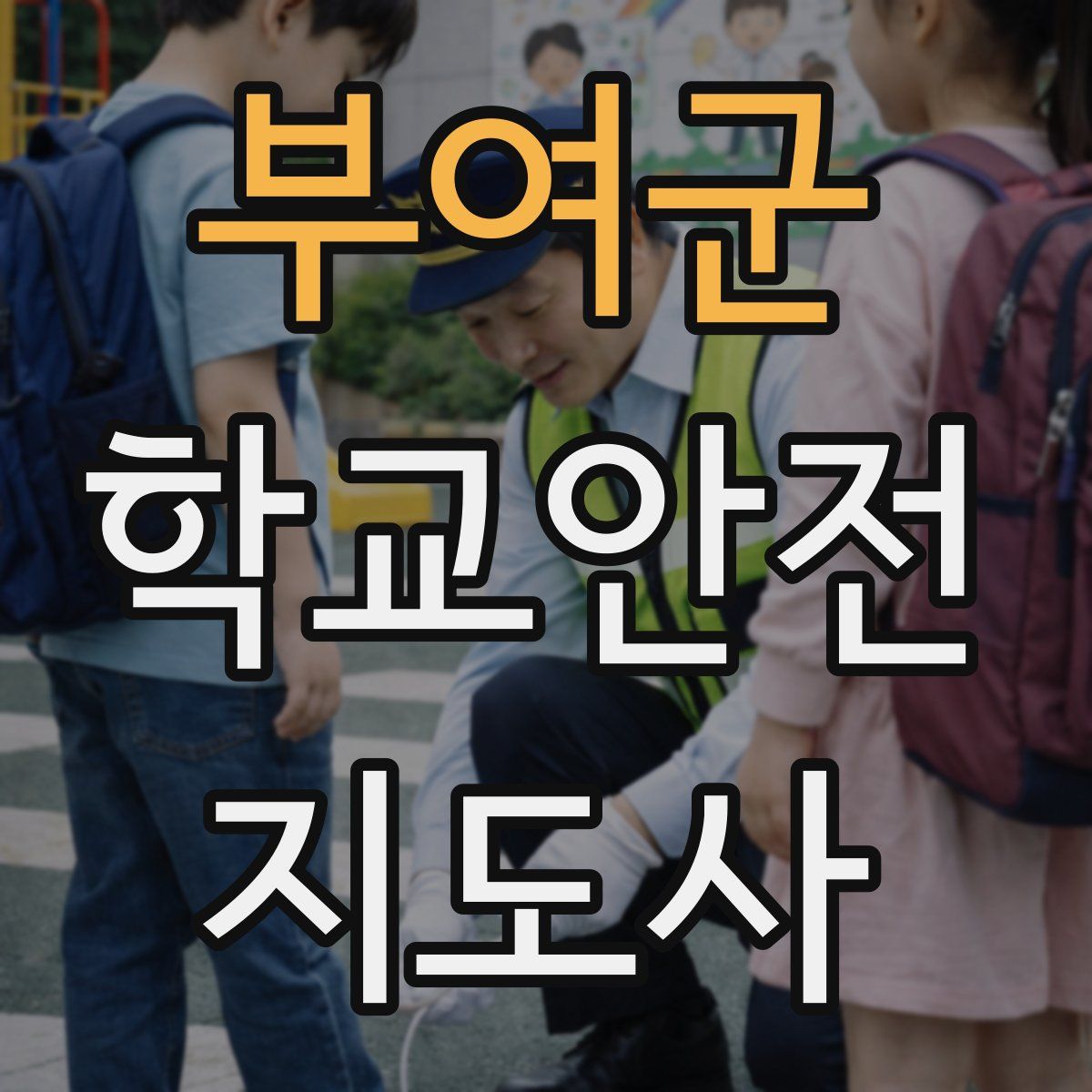 부여군 학교안전지도사 자격증