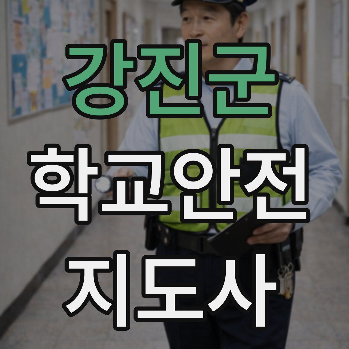 강진군 학교안전지도사 자격증