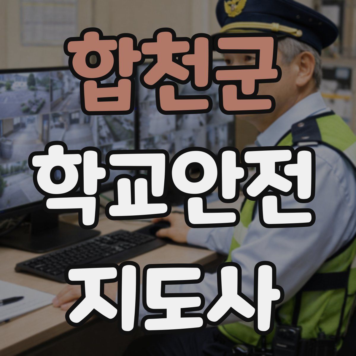 합천군 학교안전지도사 자격증