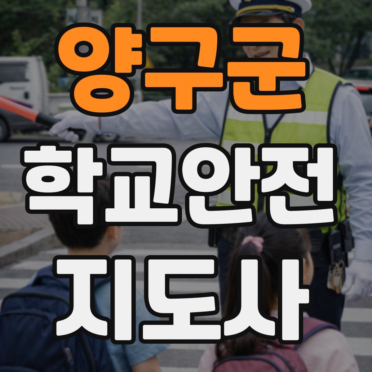양구군 학교안전지도사 자격증
