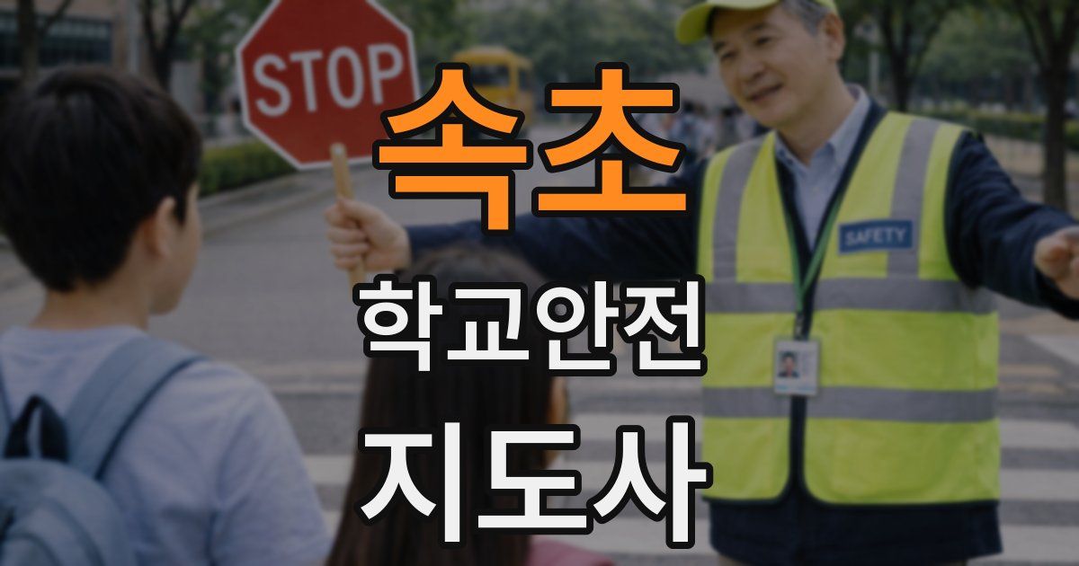 속초 학교안전지도사 자격증