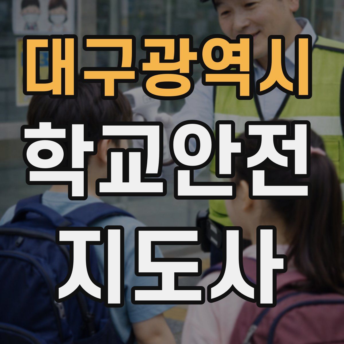 대구광역시 학교안전지도사 자격증