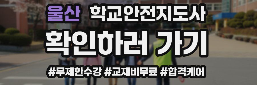 울산 학교안전지도사 자격증