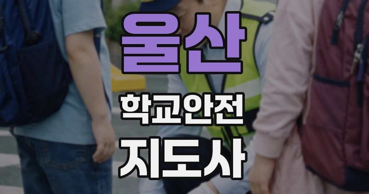 울산 학교안전지도사 자격증