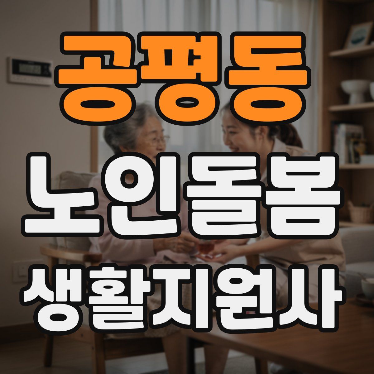 공평동 노인돌봄생활지원사 자격증