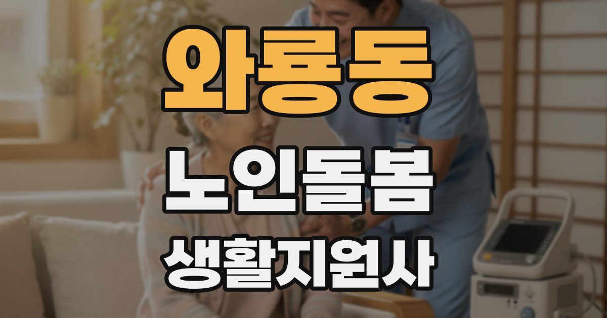 와룡동 노인돌봄생활지원사 자격증