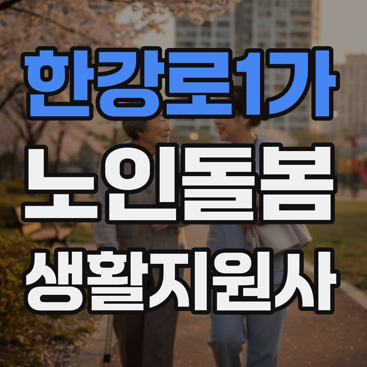 한강로1가 노인돌봄생활지원사 자격증 외출 동행에서 가장 중요한 안전 습관
