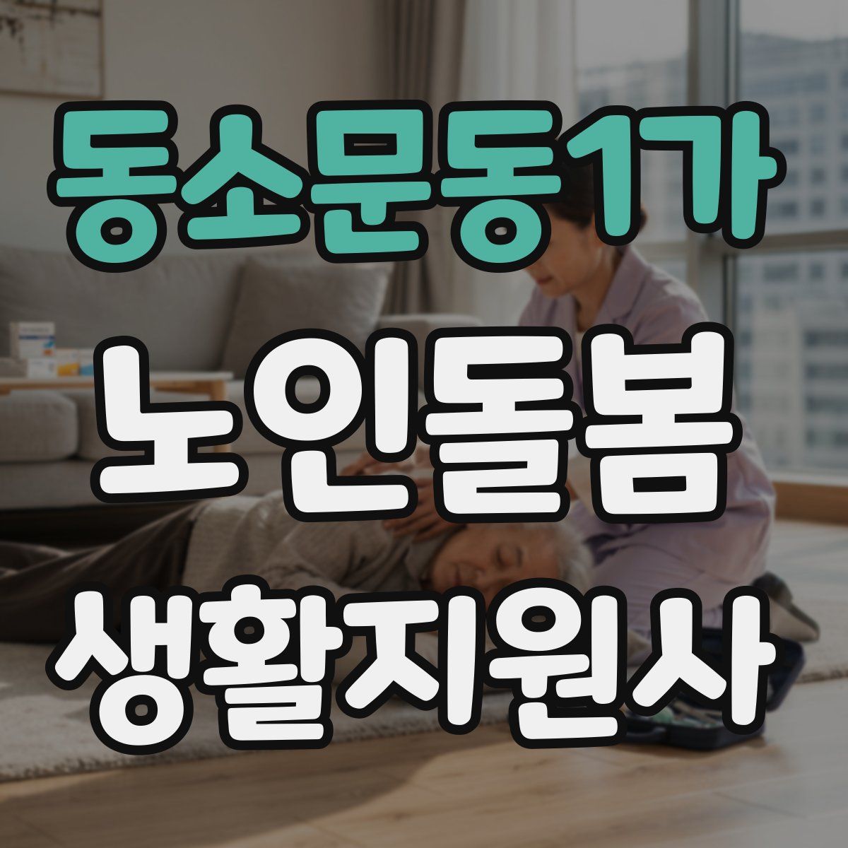 동소문동1가 노인돌봄생활지원사 자격증