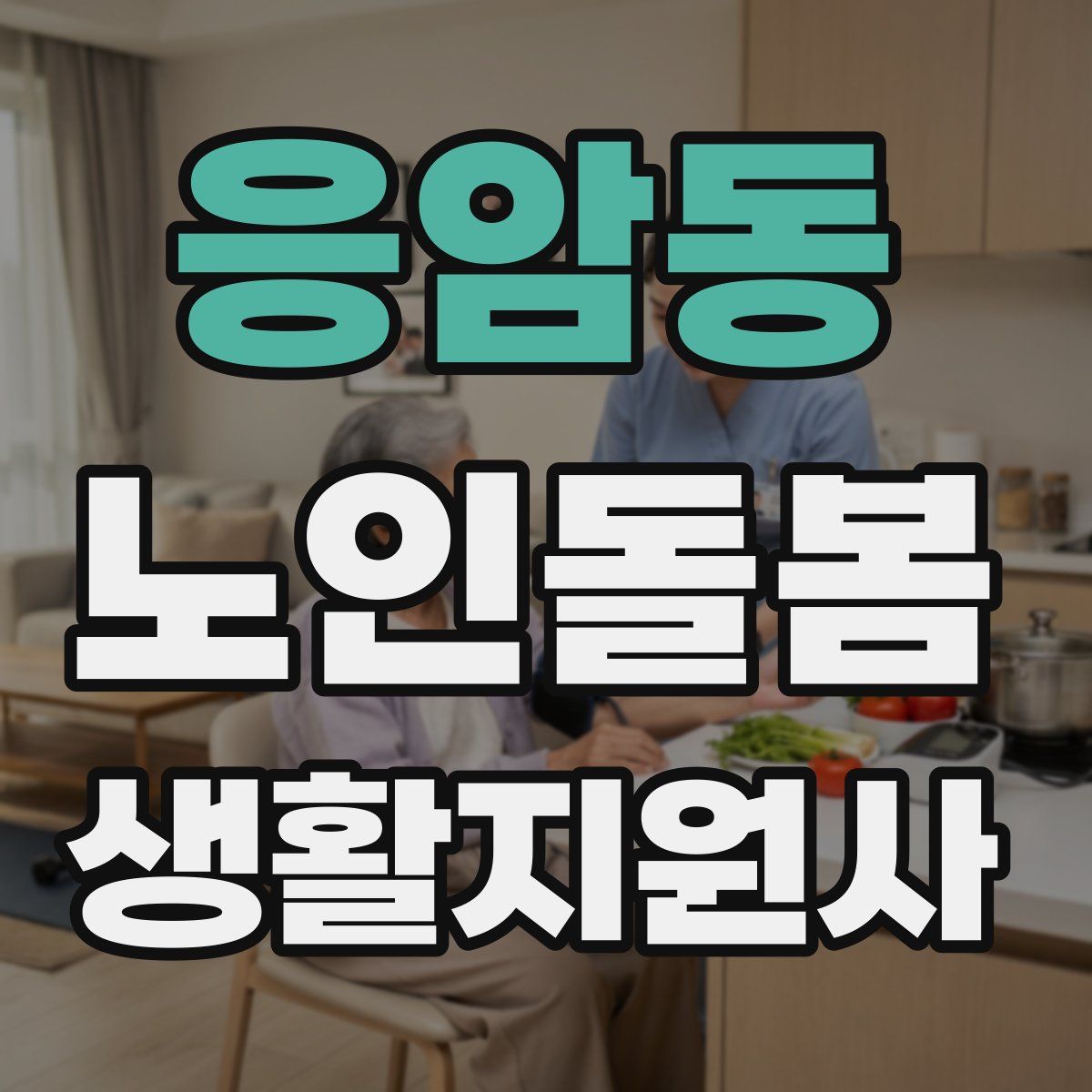 응암동 노인돌봄생활지원사 자격증