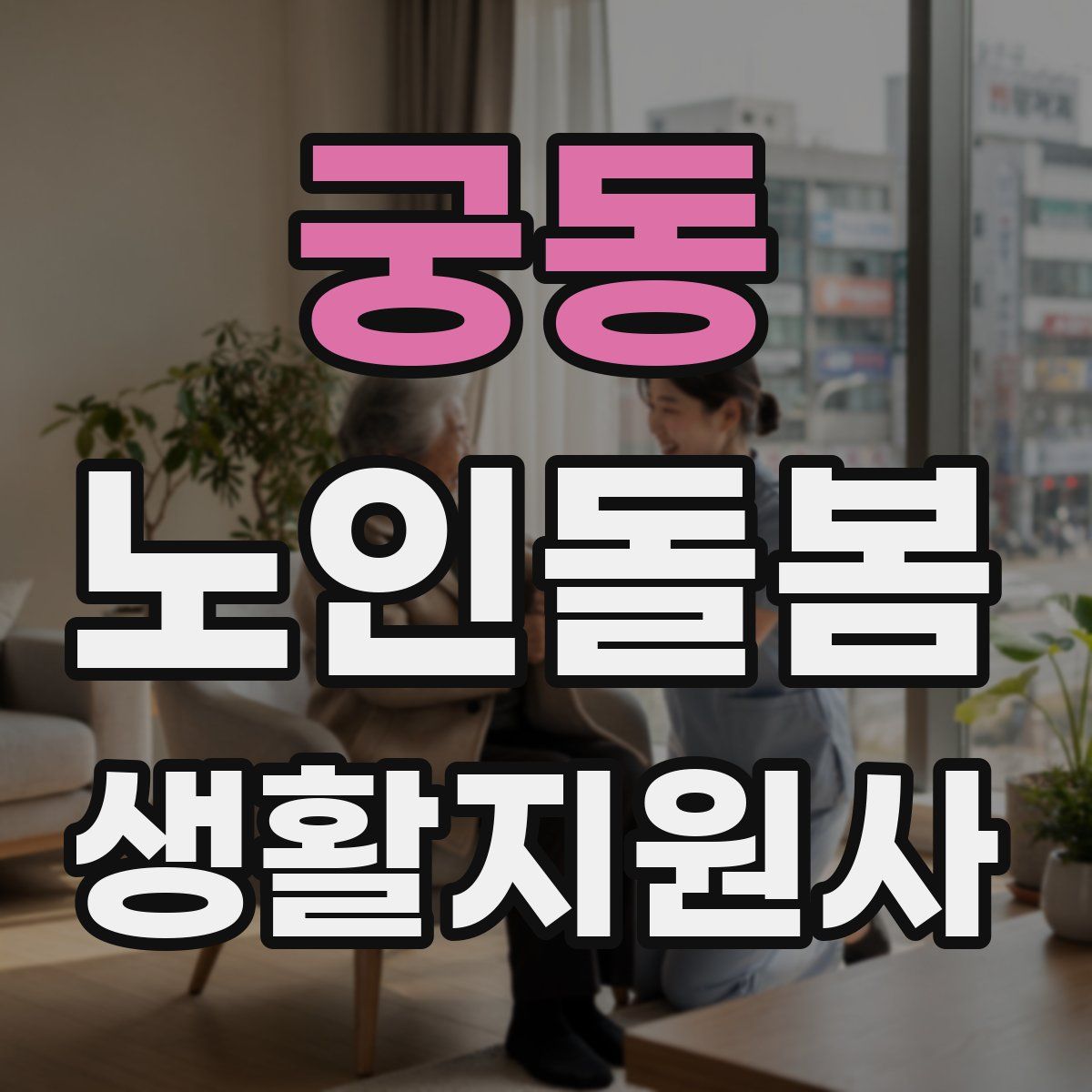 궁동 노인돌봄생활지원사 자격증