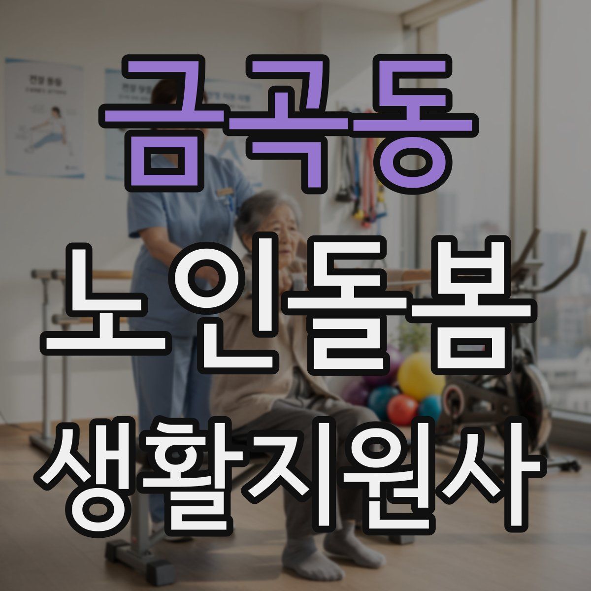 금곡동 노인돌봄생활지원사 자격증