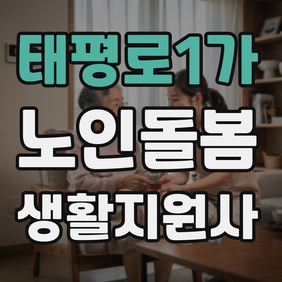 태평로1가 노인돌봄생활지원사 자격증