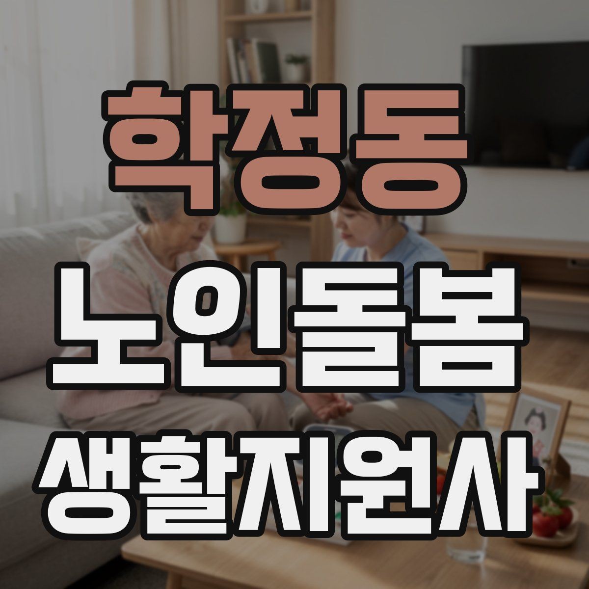 학정동 노인돌봄생활지원사 자격증 시험 방식과 준비 순서 정리