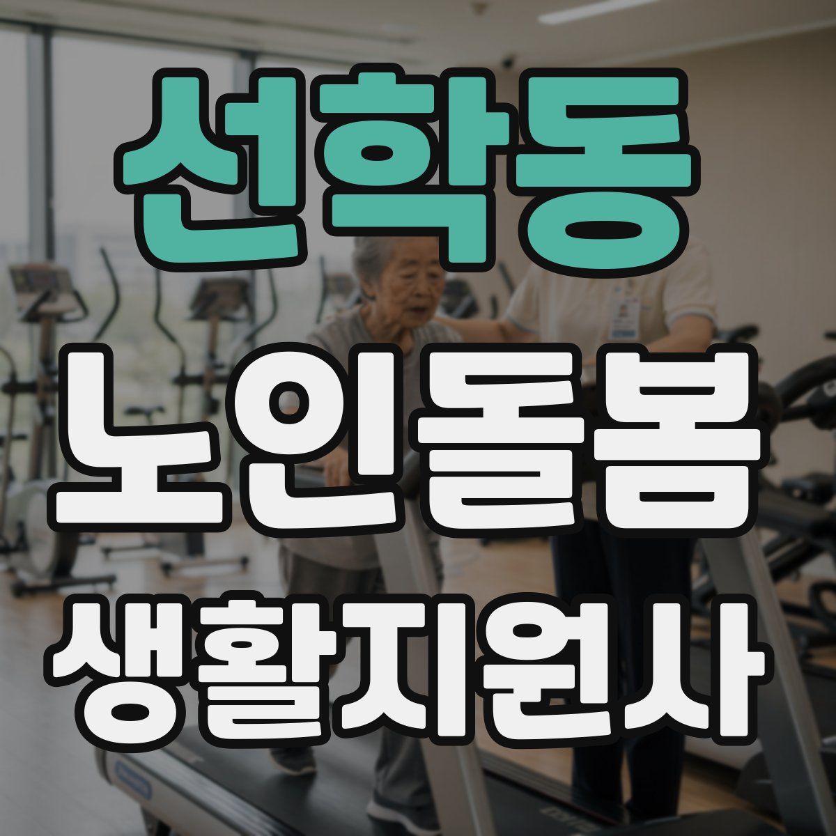 선학동 노인돌봄생활지원사 자격증