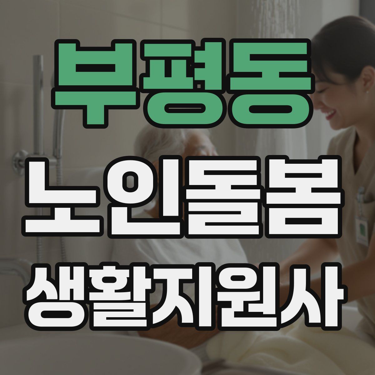 부평동 노인돌봄생활지원사 자격증