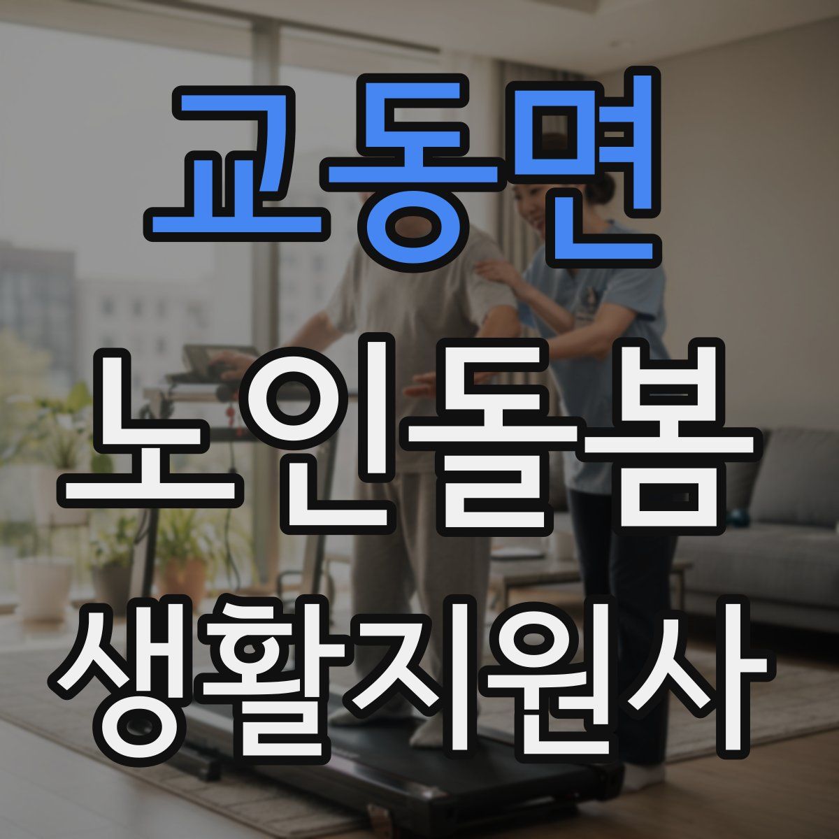 교동면 노인돌봄생활지원사 자격증