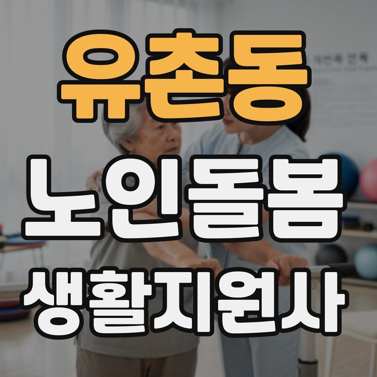 유촌동 노인돌봄생활지원사 자격증 나에게 맞는 활동 스타일 찾는 방법