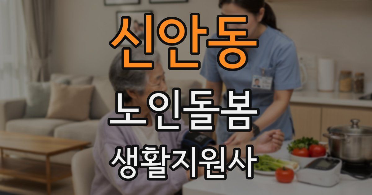 신안동 노인돌봄생활지원사 자격증