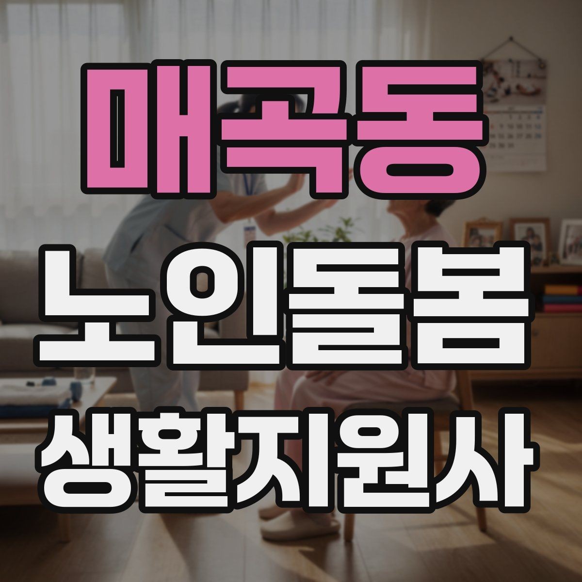 매곡동 노인돌봄생활지원사 자격증 나에게 맞는 활동 스타일 찾기