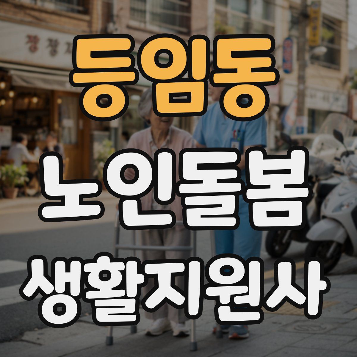 등임동 노인돌봄생활지원사 자격증