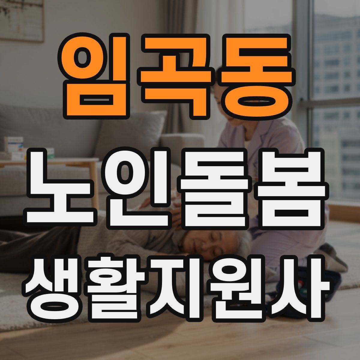 임곡동 노인돌봄생활지원사 자격증