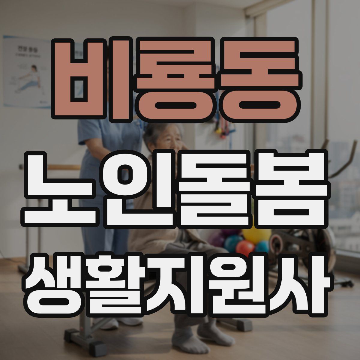 비룡동 노인돌봄생활지원사 자격증