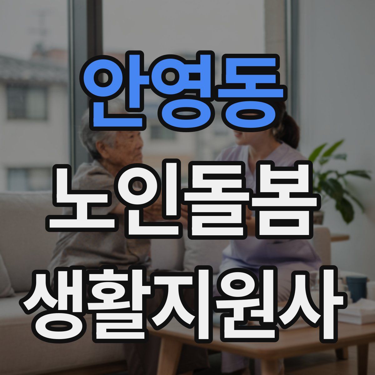 안영동 노인돌봄생활지원사 자격증
