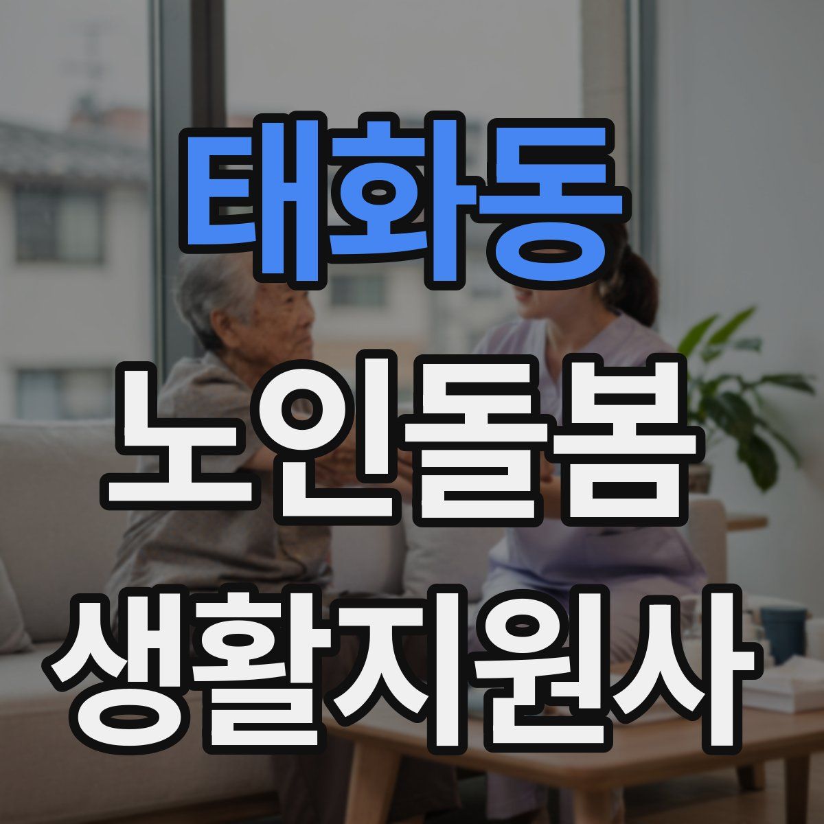 태화동 노인돌봄생활지원사 자격증