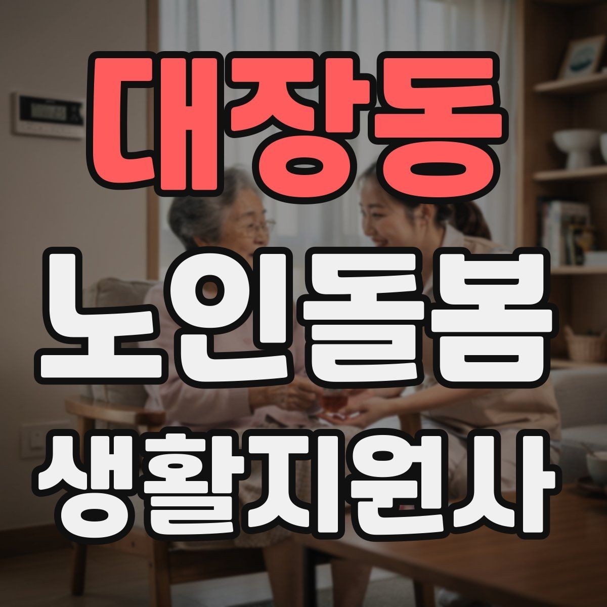 대장동 노인돌봄생활지원사 자격증 용어 정리로 공부 효율 높이는 법