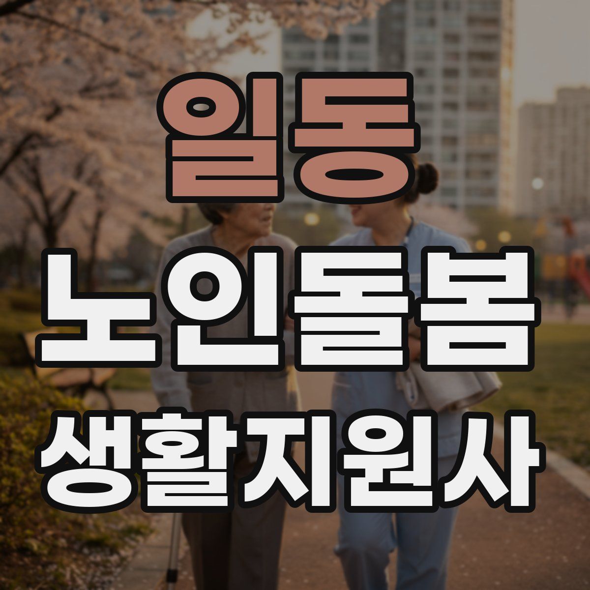 일동 노인돌봄생활지원사 자격증