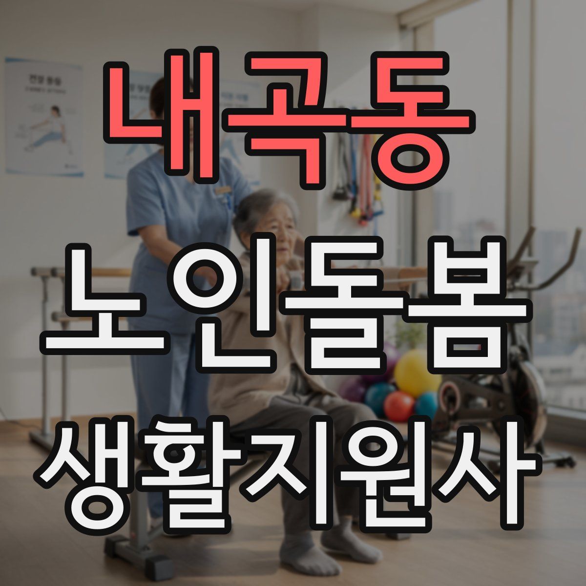 내곡동 노인돌봄생활지원사 자격증