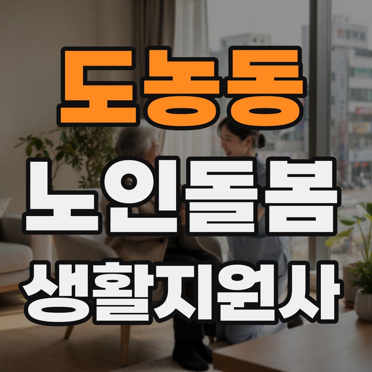 도농동 노인돌봄생활지원사 자격증