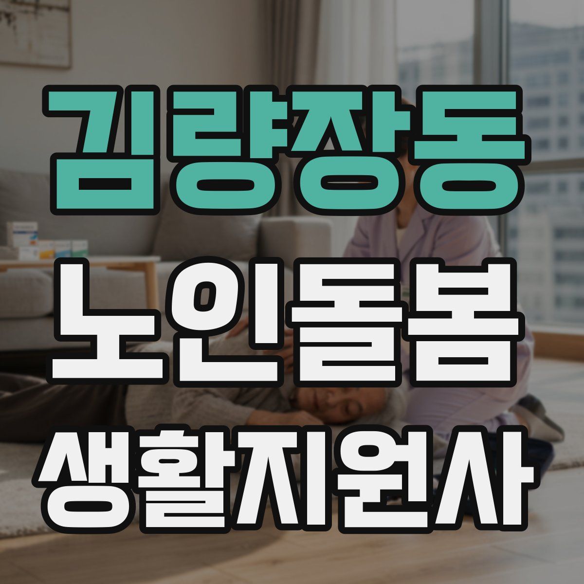 김량장동 노인돌봄생활지원사 자격증