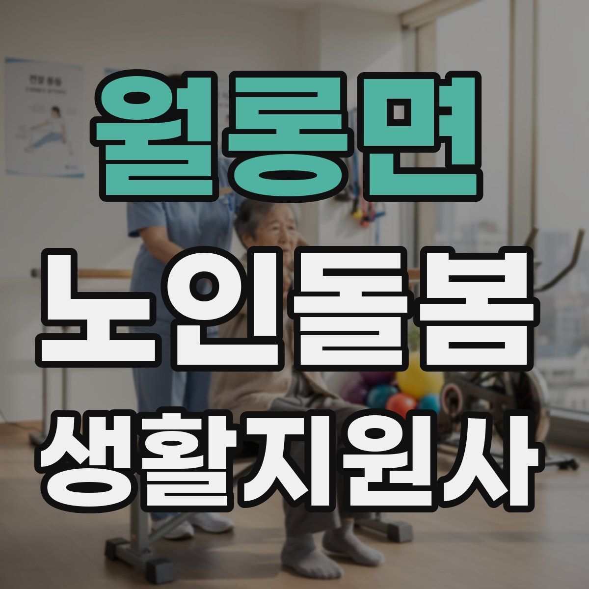 월롱면 노인돌봄생활지원사 자격증