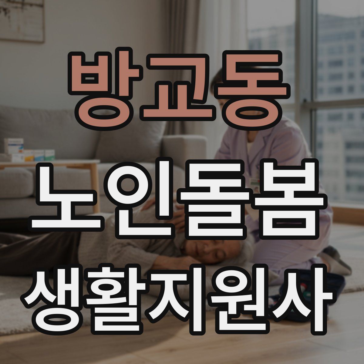 방교동 노인돌봄생활지원사 자격증
